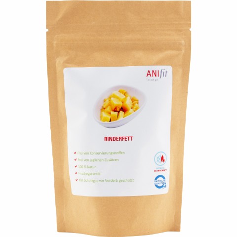 Cat Dog Accessories B.A.R.F. Supplements Beef Fat (Rinderfett) 100g 1 Package -1- Anifit